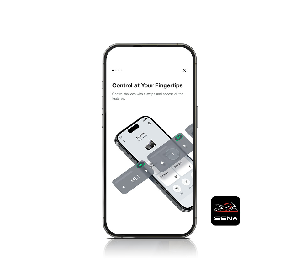 Control at Your FingertipsControl devices with a swipe and access all thefeaturesSena 98.1 ONSENA